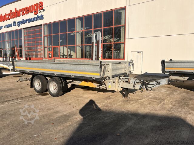 Tipper trailer Möslein TDS 13 Schwebheim  13 t Tandemkipper- Tieflader