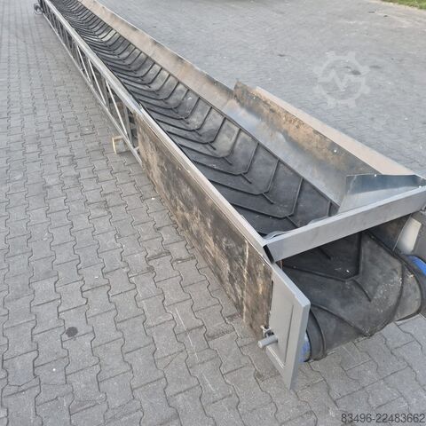 Oluklu konveyör bant, oluk bantlı taşıyıcı, konveyör bant Forderband Transportband  Conveyor 