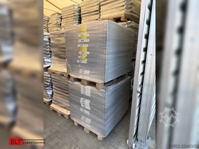 étagère modulaire 100,06 lfm. Fachbodenregale META Clip, H: 250 cm , T: 40 cm , 100 kg pro Ebene