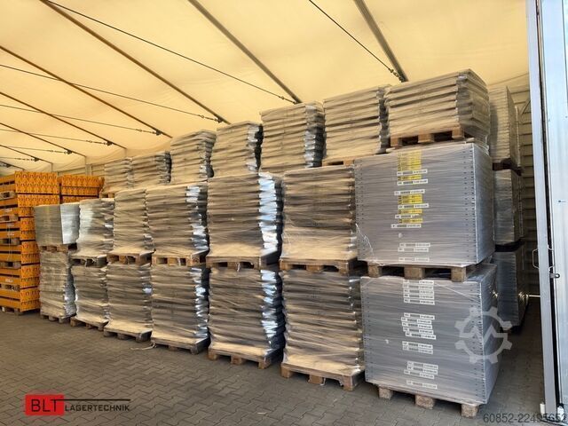 étagère modulaire 100,06 lfm. Fachbodenregale META Clip, H: 250 cm , T: 40 cm , 100 kg pro Ebene