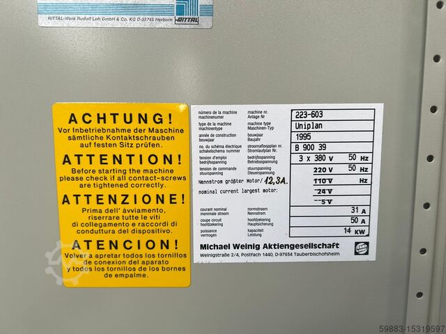 Formier Weinig Uniplan