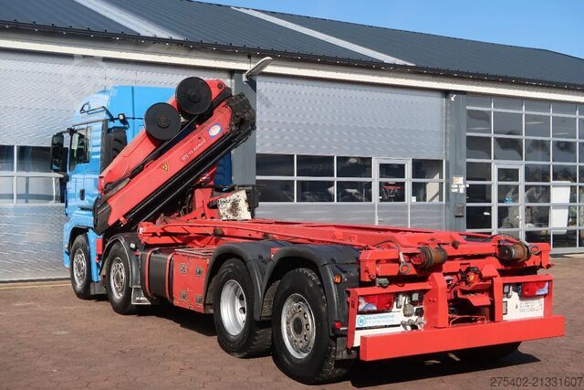 Camion cu macara MAN TGS 35.480 8X2-6/ HMF 2620/ CABLE+KRAN/ REMOTE