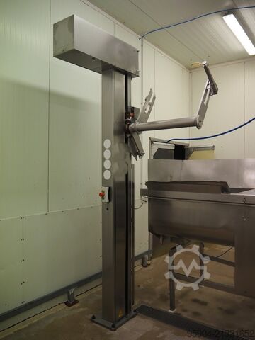 Tote Bin Lifter Loader Tote Bin Lifter Stainless Steel 