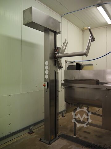 Tote Bin Lifter Loader Tote Bin Lifter Stainless Steel 