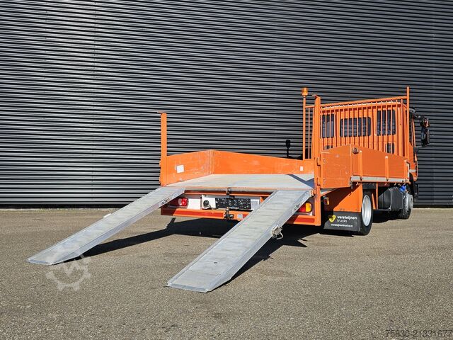 Bergingsvoertuig Iveco 8-160L OPRIJ / MACHINE TRANSPORT