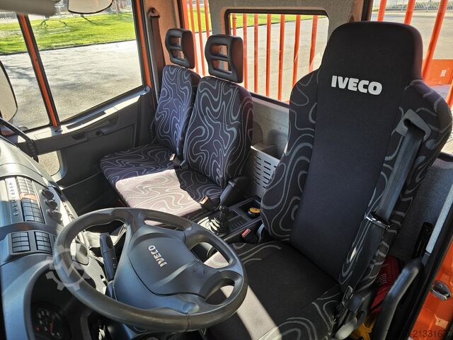 Bergingsvoertuig Iveco 8-160L OPRIJ / MACHINE TRANSPORT