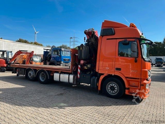 Grúa montada en camión MERCEDES-BENZ 2541 Actros Plattform + FASSI Kran 6X2