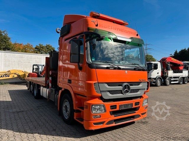 Grúa montada en camión MERCEDES-BENZ 2541 Actros Plattform + FASSI Kran 6X2