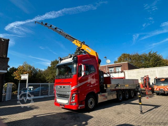 Truck mounted crane VOLVO Autokran FH16 750 Pritsche EFFER 395/8S Lenk