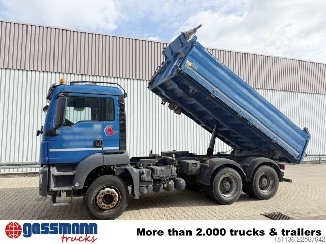 Billenő teherautó MAN TGS 26.460 6x4 BB, Intarder, Alu-Bordwände