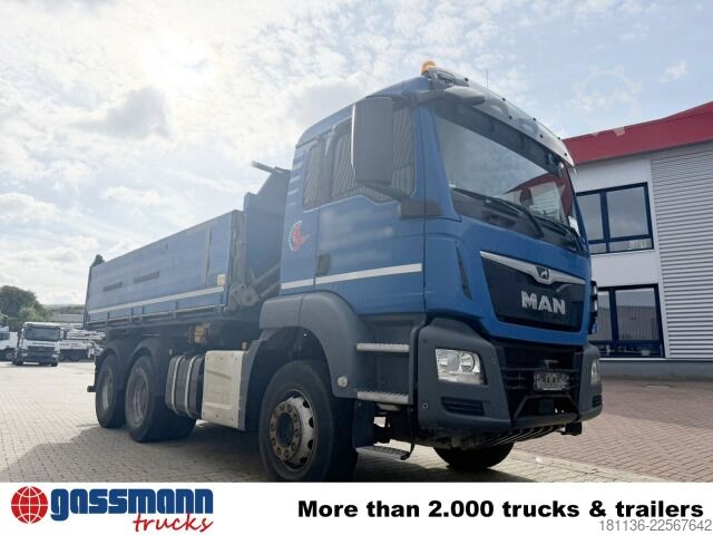 Autocarro ribaltabile MAN TGS 26.460 6x4 BB, Intarder, Alu-Bordwände