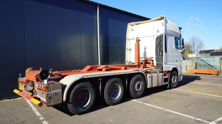 System med krogarm DAF XF 460 – 8x2 hooklift truck