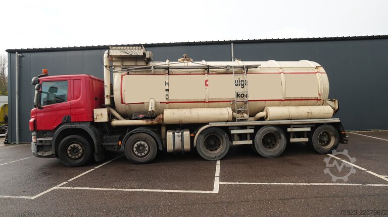 Tankvogn Scania P 380 – 10x4 blow and suck truck