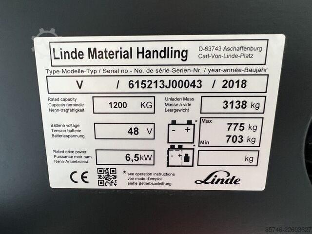 V ( 5213 ) Triplex FFL LINDE V  ( 5213 ) Triplex FFL