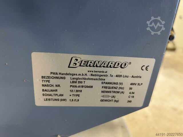 Slot boring machine Bernardo LBM 350 T