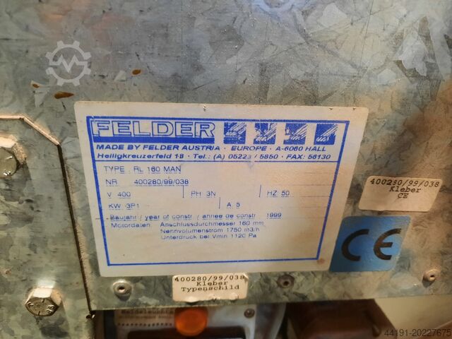 Toz emici Felder RL 160 Felder RL 160 MAN