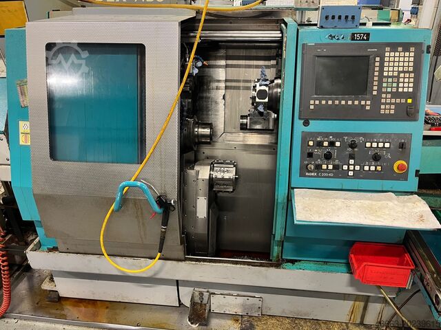 CNC torna tezgahı Index ABC + çubuk besleyici Index ABC