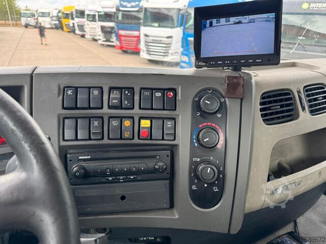 Vrachtauto met open laadbak RENAULT KERAX 460 * PRITSCHE * HMF KRAN 10,2N M *8 X 4*