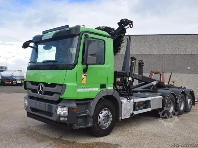 Hakenarmsystem Mercedes-Benz Actros 3236 Hooklift + Hiabcrane