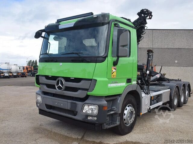Hakenarmsystem Mercedes-Benz Actros 3236 Hooklift + Hiabcrane