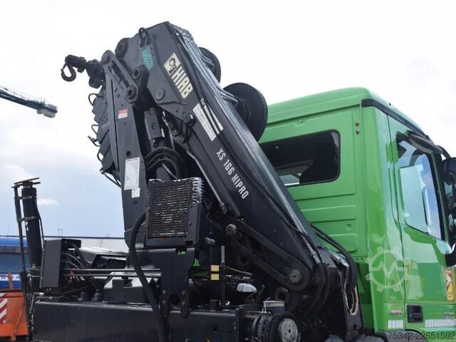 Hakenarmsystem Mercedes-Benz Actros 3236 Hooklift + Hiabcrane