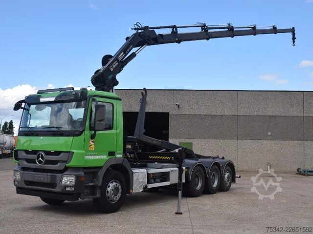 Hakenarmsystem Mercedes-Benz Actros 3236 Hooklift + Hiabcrane