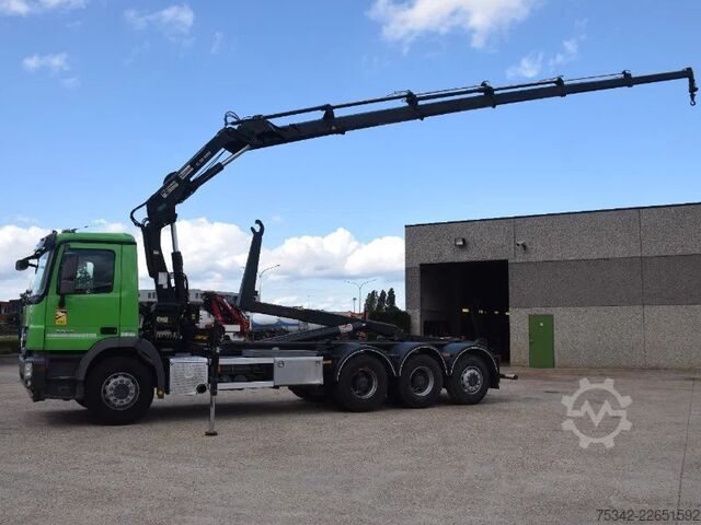 Hakenarmsystem Mercedes-Benz Actros 3236 Hooklift + Hiabcrane