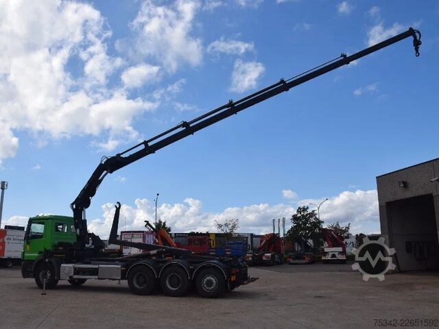 Hakenarmsystem Mercedes-Benz Actros 3236 Hooklift + Hiabcrane
