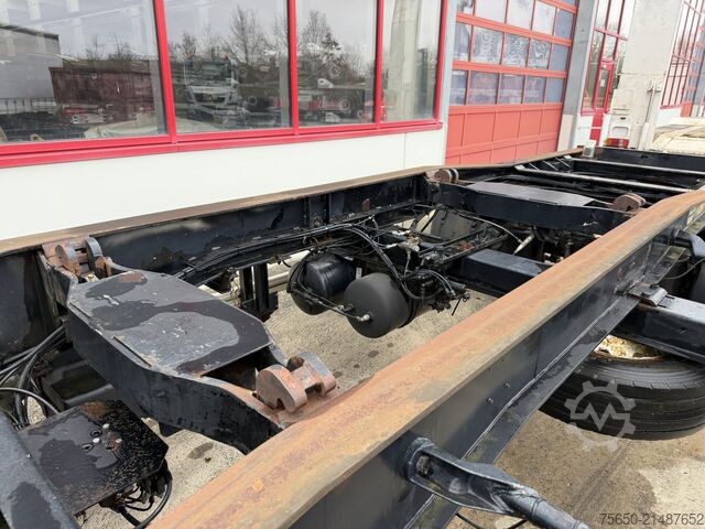 Lastväxlarsläp Hüffermann HSA1860  2 Achs Abrollmulden Anhänger