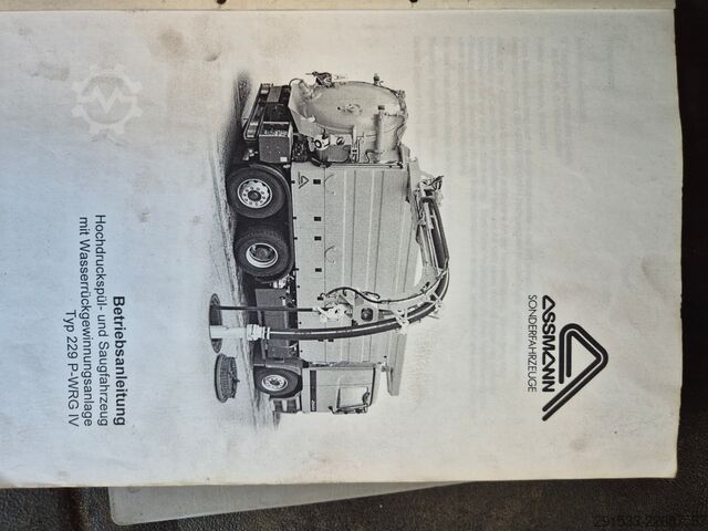 Vacuüm- en drukwagen MAN FE 28.460 6X4 - ASSMANN