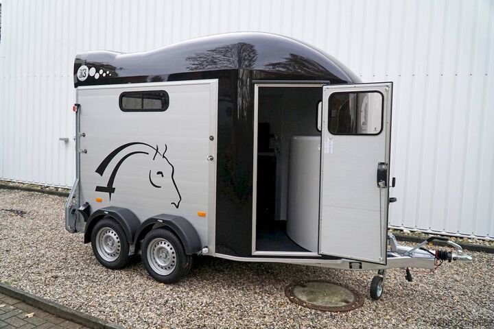 Pferdeanhänger Cheval Liberté GOLD 3 ALU PREMIUM SCHWARZ +SATTELKAMMER