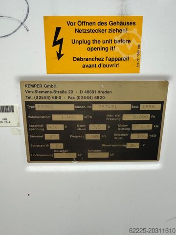 Mobilny odciąg dymu spawalniczego Kemper KEMPER 82200