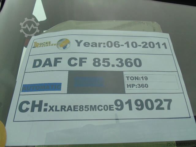 Maleta DAF CF 85.360 DAF CF85. 360