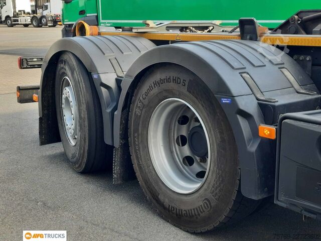 Camião porta-contentores de gancho VOLVO FH 500 Globetrotter Lenkachse Funk Standklima