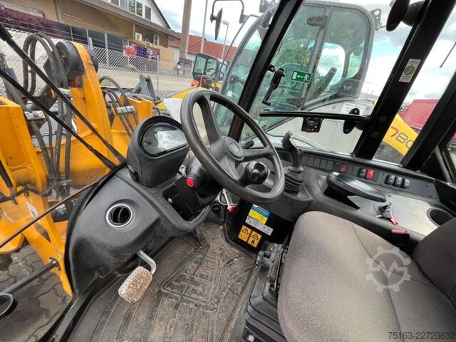 Carregadora de rodas JCB Radlader 407 T4 Radlader nur 1089 h Schaufel+Gab