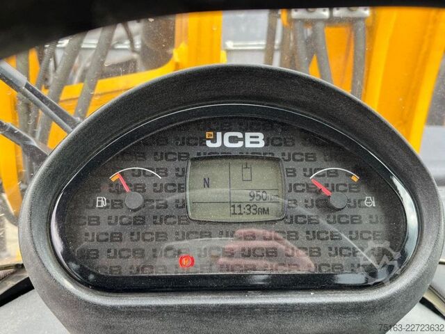 Carregadora de rodas JCB Radlader 407 T4 Radlader nur 1089 h Schaufel+Gab