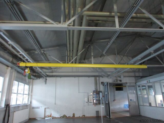 Daru előtető Daru Beltéri daru Daru kifutópálya Demag Kranbahn KBK2 500KG 10x7m Zub Demag KBK II KBK1 500Kg Stahl Kettenzug