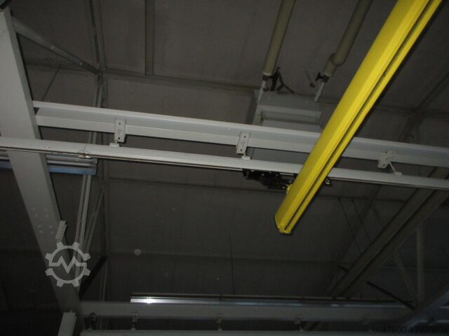 Daru előtető Daru Beltéri daru Daru kifutópálya Demag Kranbahn KBK2 500KG 10x7m Zub Demag KBK II KBK1 500Kg Stahl Kettenzug