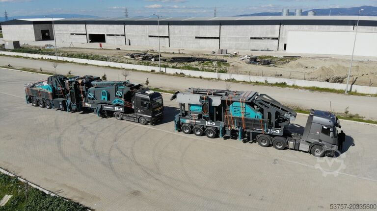 Breekinstallatie/mobiele breekinstallatie Constmach Mobile Crushing Plant Mobile Crushing Plant 250-300 TPH JS-3