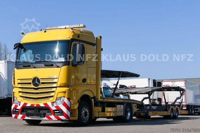 Autószállító teherautó MERCEDES-BENZ Actros 1843 BigSpace Autotransporter Kässbohrer