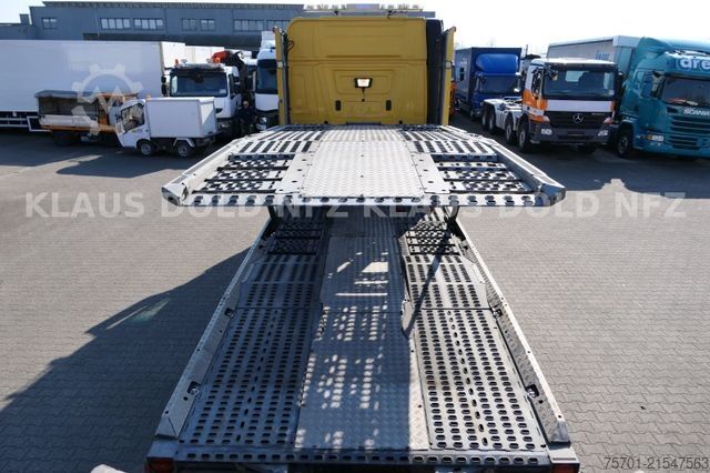 Autószállító teherautó MERCEDES-BENZ Actros 1843 BigSpace Autotransporter Kässbohrer