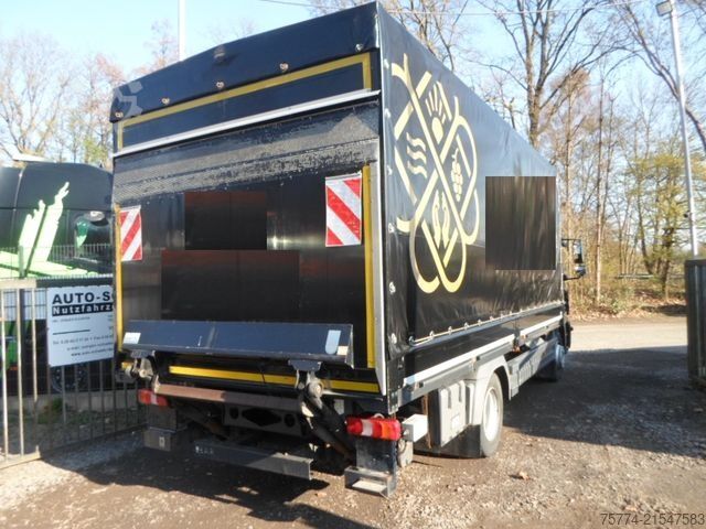 Flatbed truck with tarp MERCEDES-BENZ 1223 L/6.10 m/ LBW 1500 KG