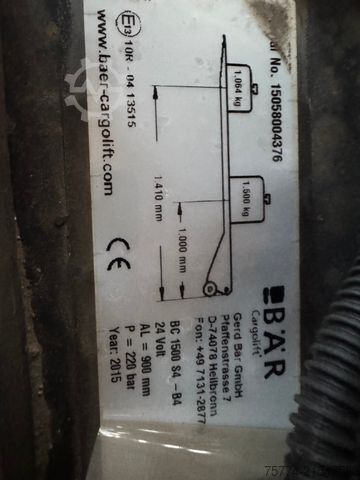 Flatbed truck with tarp MERCEDES-BENZ 1223 L/6.10 m/ LBW 1500 KG