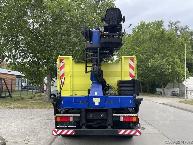 Kamyon üzerine monteli vinç iveco Stralis AD340T41  8x4 *KLIMA*PENZ 10.83H Kran*