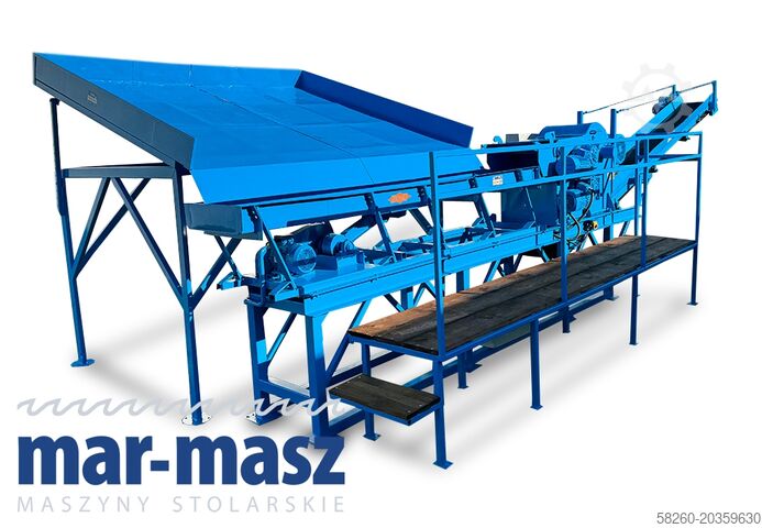 Houtversnipperaar/shredder voor houtresten ŻENO ZTH 400/500 E 130 wibrorynna i taśmociąg