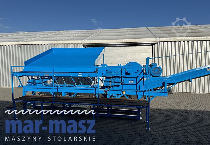 Houtversnipperaar/shredder voor houtresten ŻENO ZTH 400/500 E 130 wibrorynna i taśmociąg