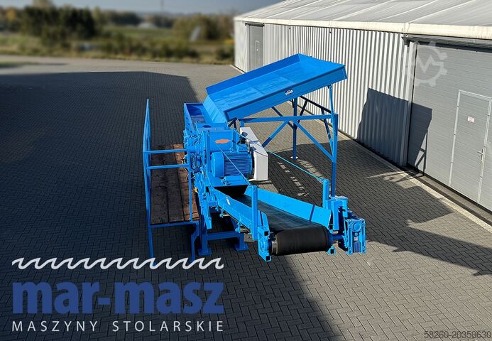 Houtversnipperaar/shredder voor houtresten ŻENO ZTH 400/500 E 130 wibrorynna i taśmociąg