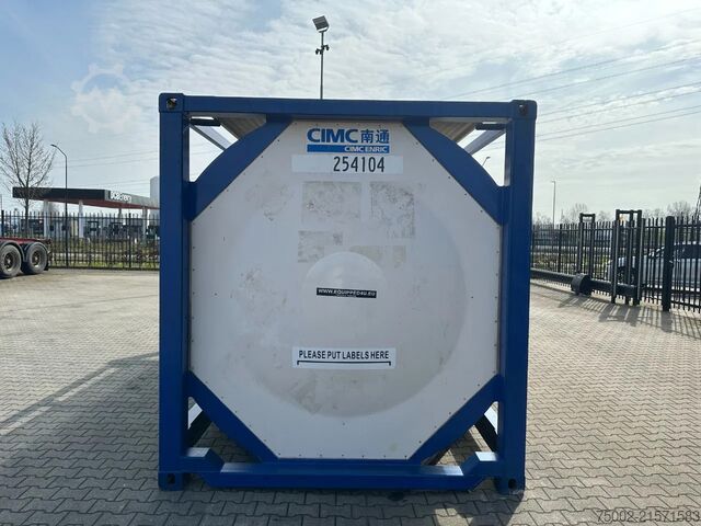 Tankcontainer CIMC 20FT ISO, 25.050L / 1-COMP / 3 BAFFLES / T11 / ...