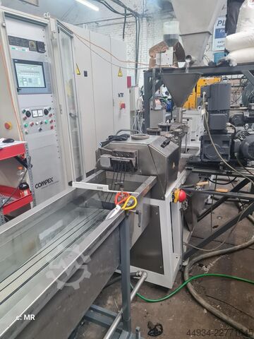 Estrusore compounding con granulatore MAAG Sphero 50 Berstorff-Compex- Maag Sphero MPC 45 Compounder