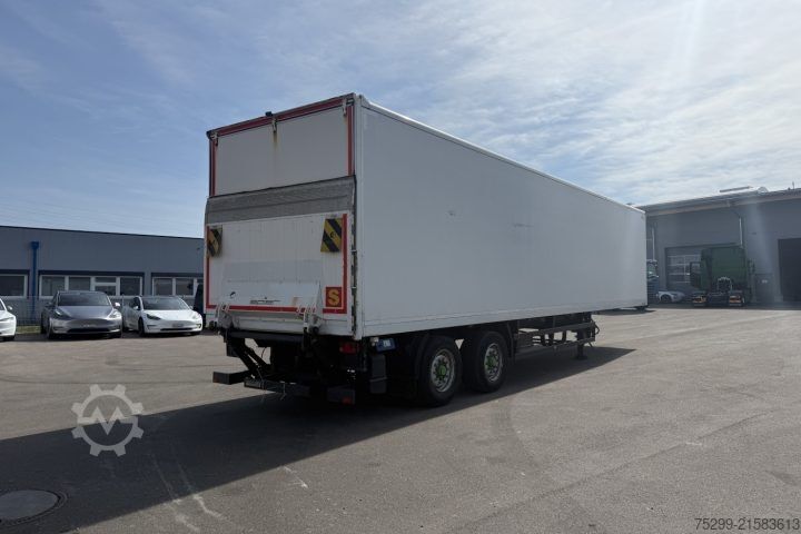 Box semitrailer  SGL 290 Koffer/HB / Swiss-Vehicle